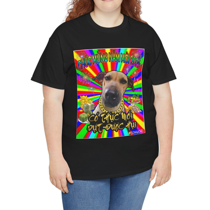 Áo Tết 2026 Chúc Mừng Năm Mới - Có Thực Mới Giựt Được Hụi